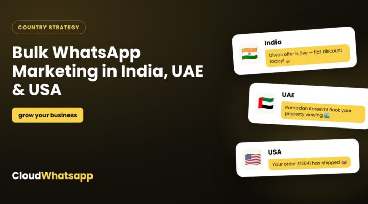 How to Use Bulk WhatsApp Marketing to Grow Your Business in India, UAE & USA