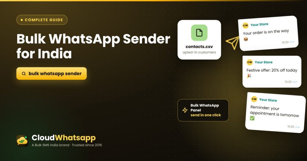 Bulk WhatsApp Sender for India: A Complete Guide for Businesses