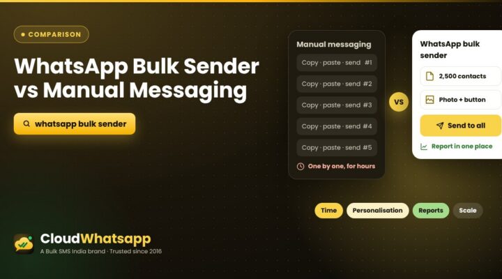 WhatsApp Bulk Sender vs Manual Messaging: Which Is Better for Growing Businesses?
