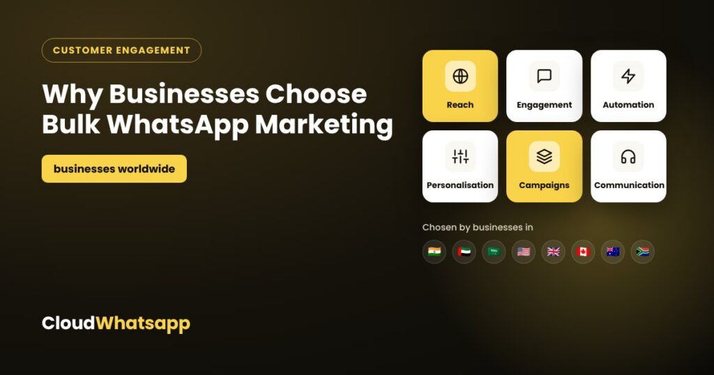 Why Businesses Worldwide Are Choosing Bulk WhatsApp Marketing for Customer Engagement